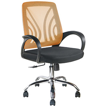 Операторское кресло Riva Chair 8099Е Оранжевая сетка